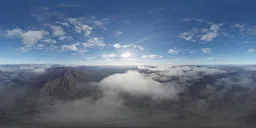 Aerial Mountain Landscape Day