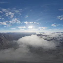 Aerial Mountain Landscape Day