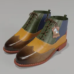 Oxford Boots Highly detailed model