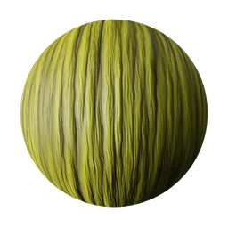 Stylized Ribbed Organic Fibers