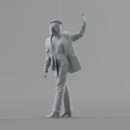 Lowpoly Female Greets