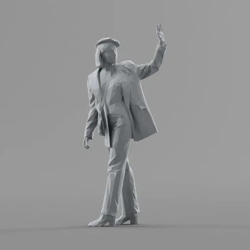 Lowpoly Female Greets