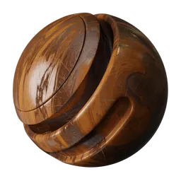 Scratched Polished Wood