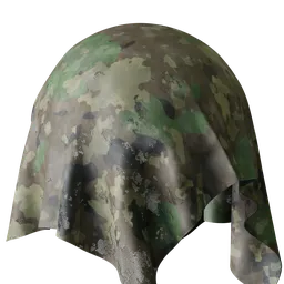 Woodland Camouflage Worn