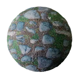 Ground with Stones and Grass