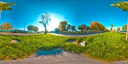 Low Ground Roadside Grass