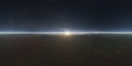 Sci-fi Alien Planet Landscape