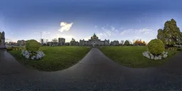 Historic Building Sunny Sunrise