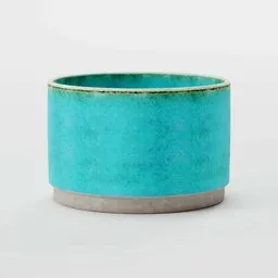 Turquoise Dessert bowl ceramic