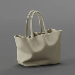 Rough fabric tote
