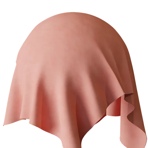 Coral Soft Suede Fabric