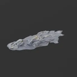 Black Rock Beach Sand PBR Scan B