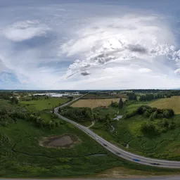 Cloudy Daytime Rural Area