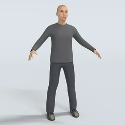 Kim Character Rigged