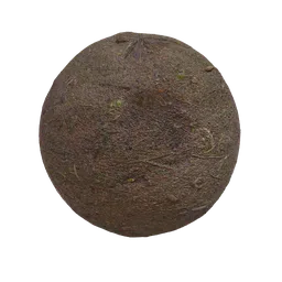 High-resolution PBR texture of wet muddy surface for 3D modeling in Blender and other software.