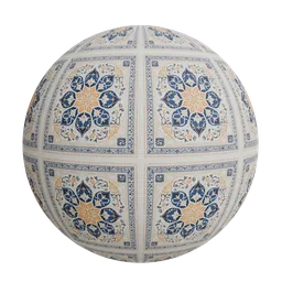 Floral vine motifs wallpaper