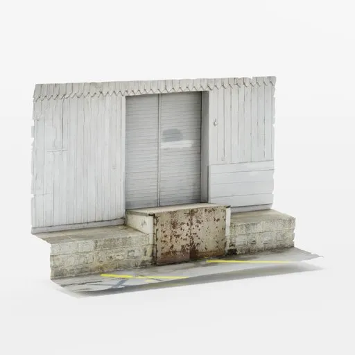 White painted wall