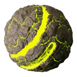 Rocky Lava Green Stone