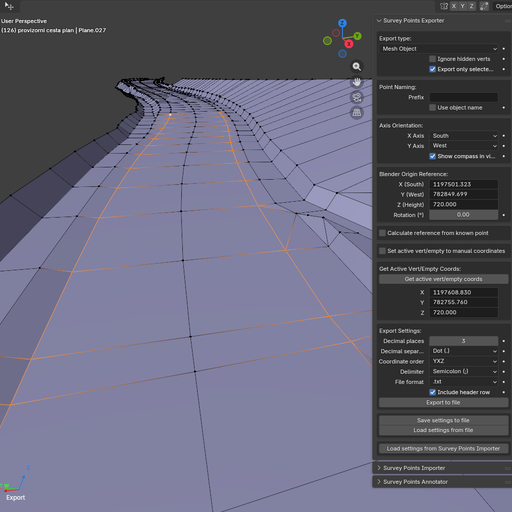 Survey Points Exporter – Geodetic & Construction Workflow