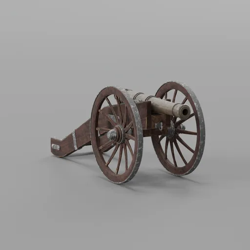 Medieval  Cannon Cart