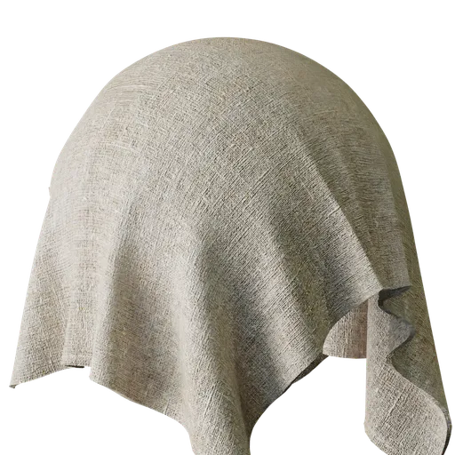 2K PBR Hessian Hemp cloth texture for 3D modeling, seamless and realistic sackcloth material for Blender.