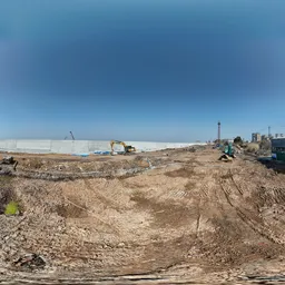 Abandoned construction site