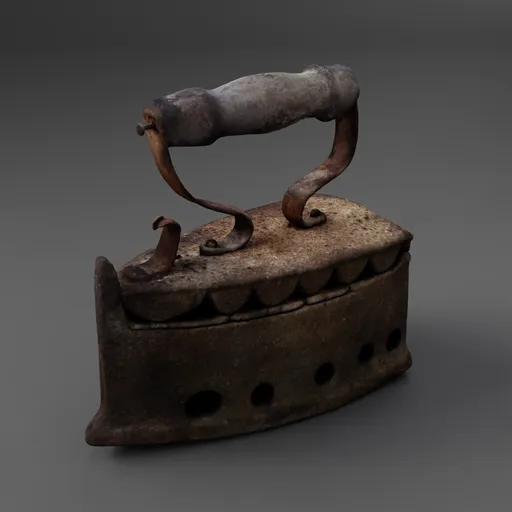 Vintage Charcoal Iron