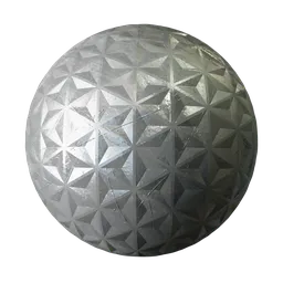 High-resolution Metal Abstract PBR material for 3D modeling, suitable for close-up renders with enhanced bump texture.