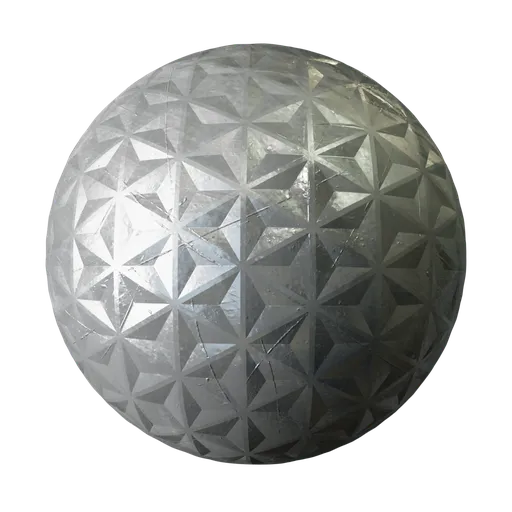 High-resolution Metal Abstract PBR material for 3D modeling, suitable for close-up renders with enhanced bump texture.