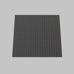 Acoustic foam panel in Geometry Node