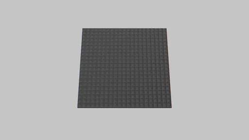 Acoustic foam panel in Geometry Node
