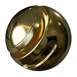 Gold Polished Metal
