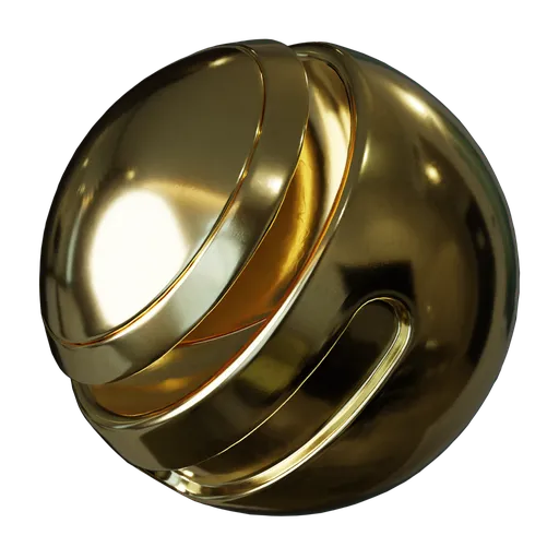 Gold Polished Metal