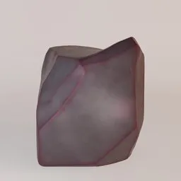 Stylized grey rock