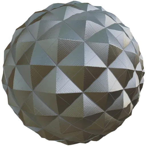 Silver Squares pyramid