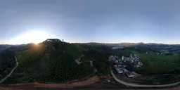 Sunset over the dealer