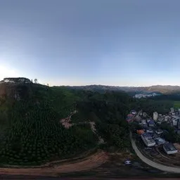 Sunset over the dealer