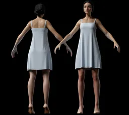 Minimalist Midi Slip Dress