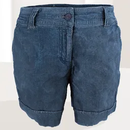 Blue Jeans Shorts Women's Denim Cloth