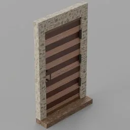 Rectangular Plank Door