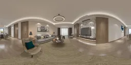 Warm Light living room