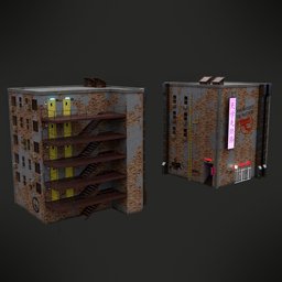 Cyberpunk Building