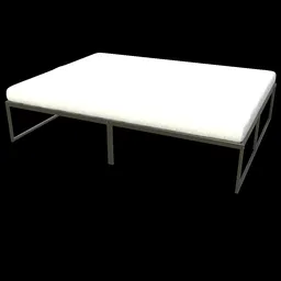 Metal Frame Bed with Matress