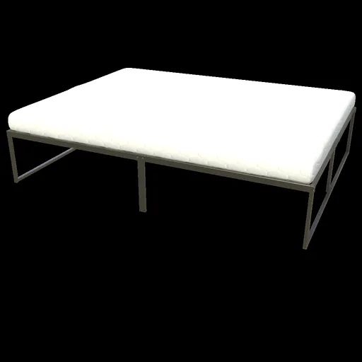 Metal Frame Bed with Matress