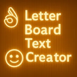 Letter board - Text creator