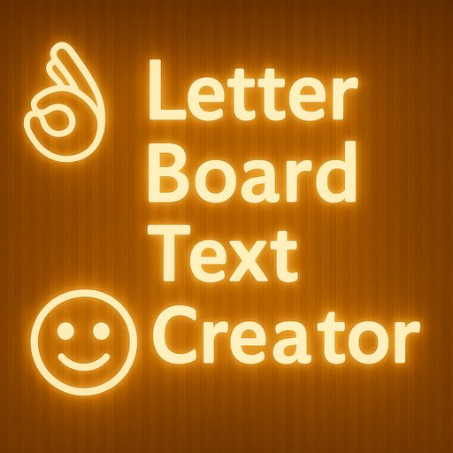 Letter board - Text creator