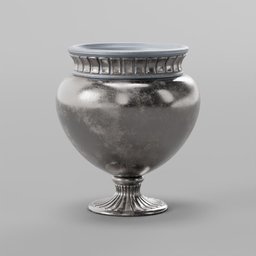 Steel Polished Vase