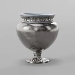 Steel Polished Vase