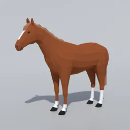 Low Poly Horse