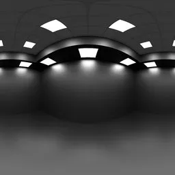 Dark Studio Lighting HDR